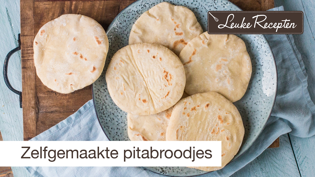 Zelfgemaakte pitabroodjes
