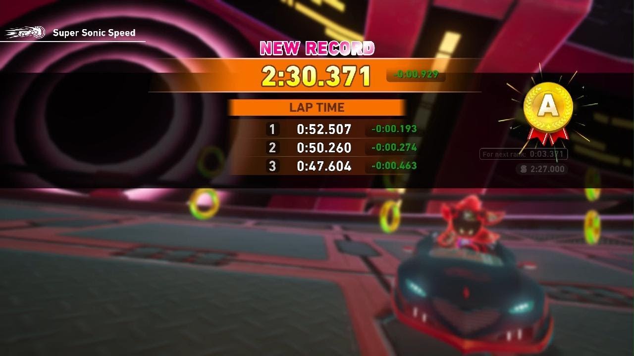 Sonic Racing: CrossWorlds - Super Sonic Speed Egg Expo A-Rank
