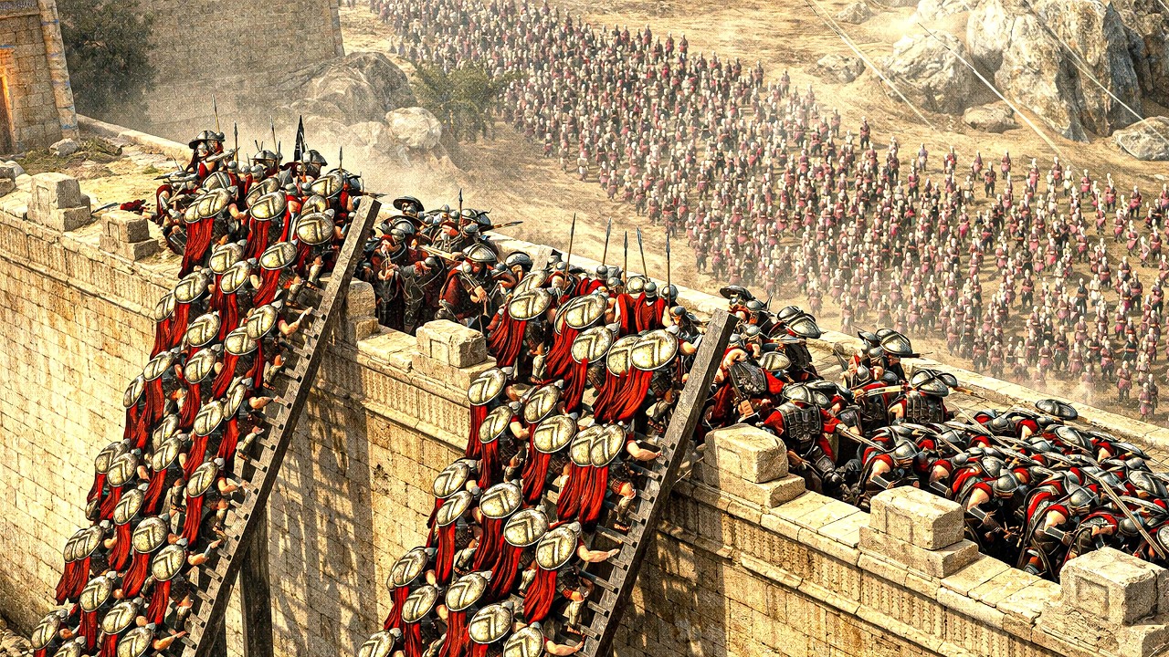 LEONIDAS & 3000 Spartans marches to Conquer PERSIA - Total War ROME 2