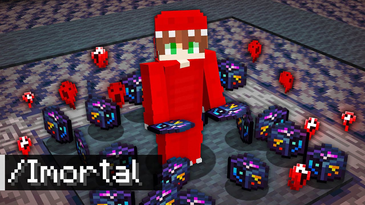 ATIVEI O MODO IMORTAL EM ODISSEIA - Minecraft Odisseia