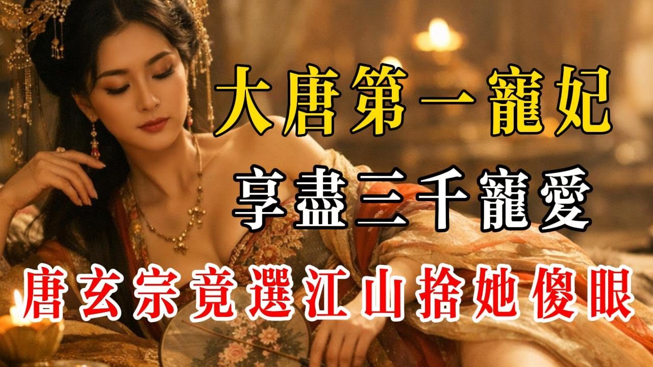 被家族逼入深宮的貴妃，享盡三千寵愛，結果叛軍逼宮，唐玄宗竟選江山舍她傻眼
