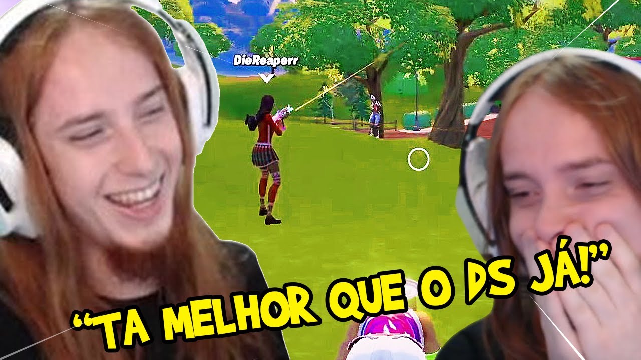 JOGUEI FORTNITE COM A MINHA NAMORADA PELA PRIMEIRA VEZ E DEU NISSO!