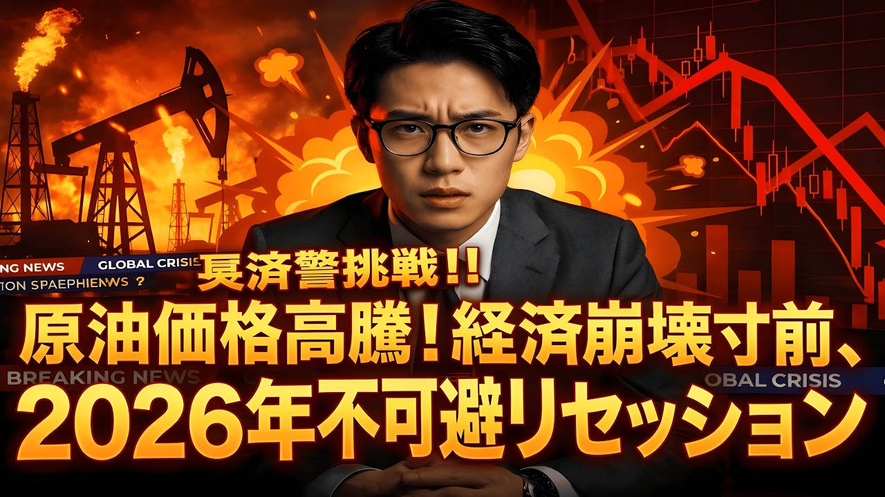 「原油価格急上昇！2026年の経済崩壊は避けられるか？」
