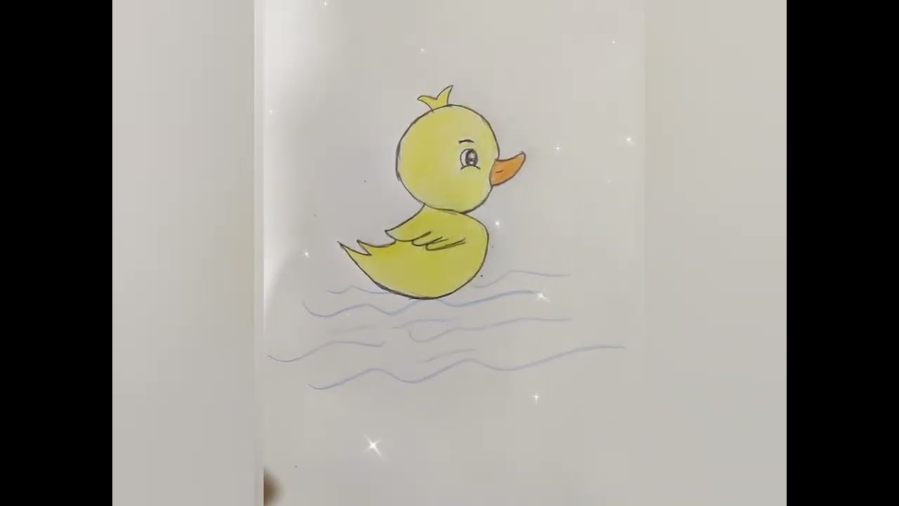 Cute Duck DraWing || 🐥 || Easy & Simple Duck Drawing For BegiNNers || Step By Step Art Tutorial || 🦆