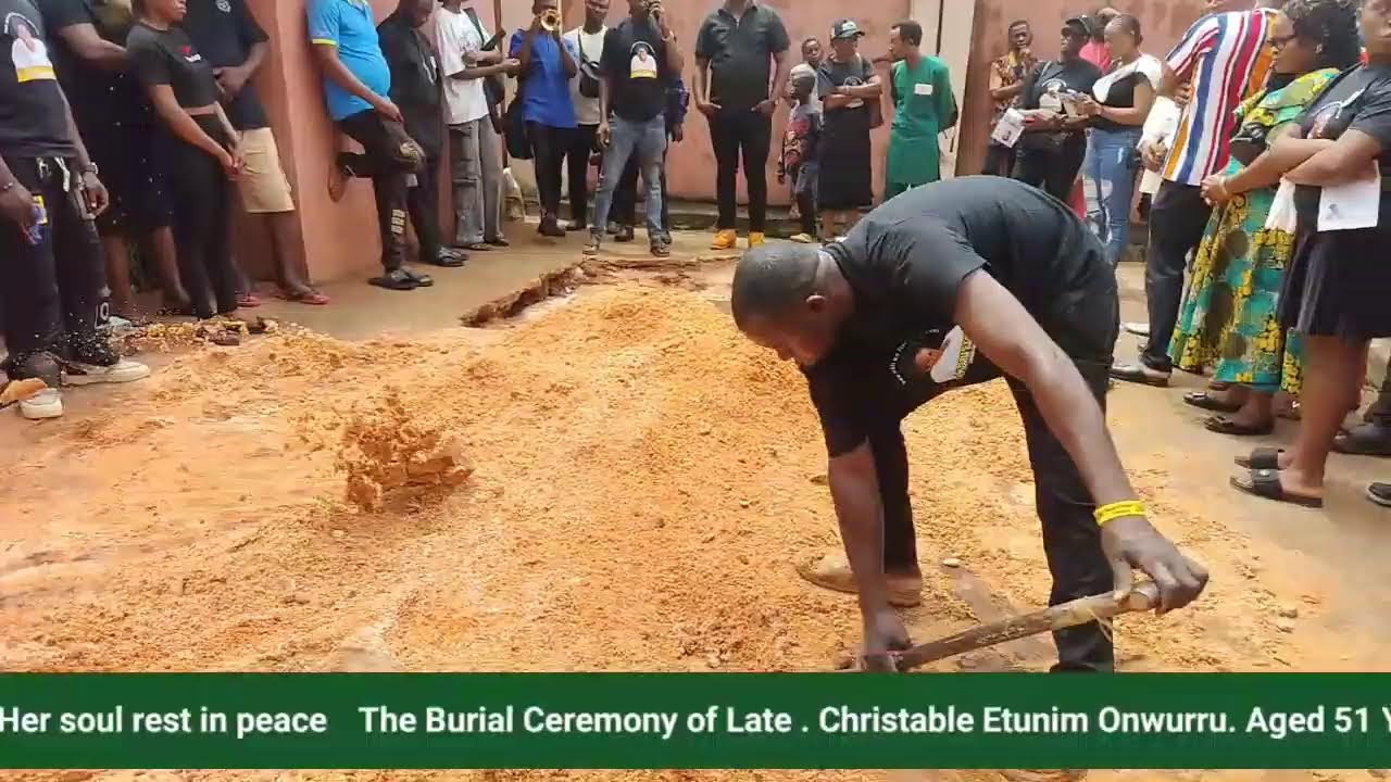 THE BURIAL CEREMONY OF LATE. CHRISTABEL ETUNIM ONWURRU (NNE SAVIOUR) AGE