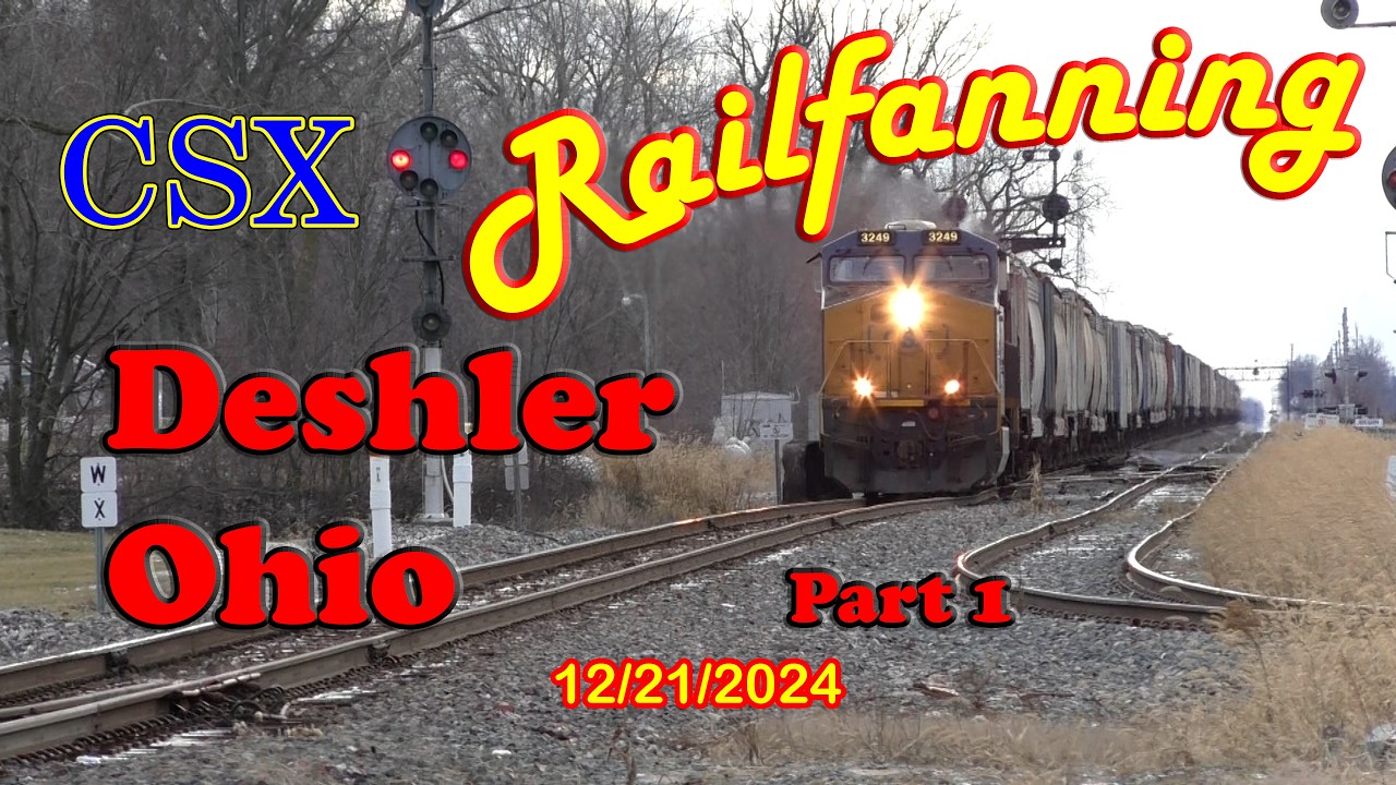 Epic Railfanning in Deshler, Ohio | CSX Diamonds, Intermodals & Freight Action (12/21/2024)