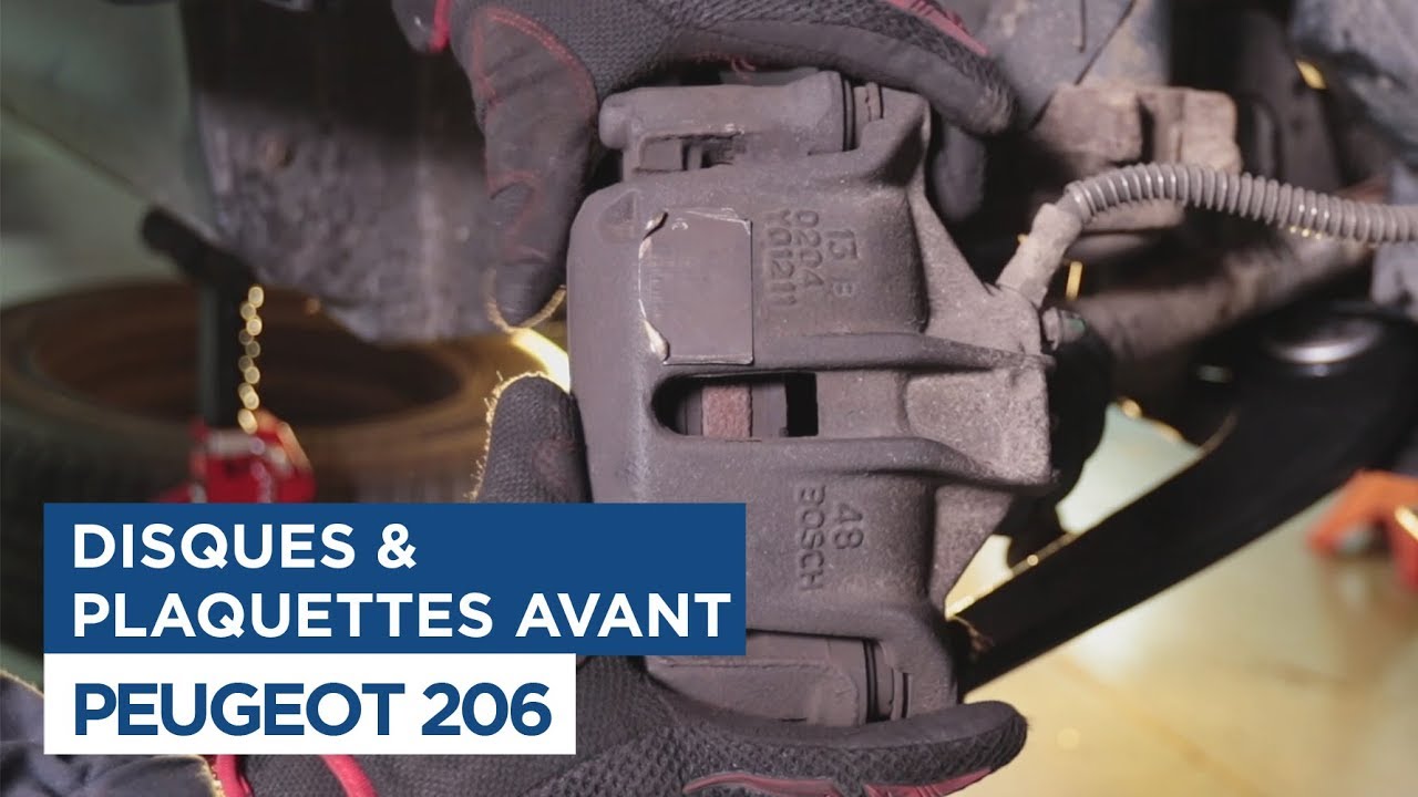 Comment changer les Disques et Plaquettes avant sur Peugeot 206