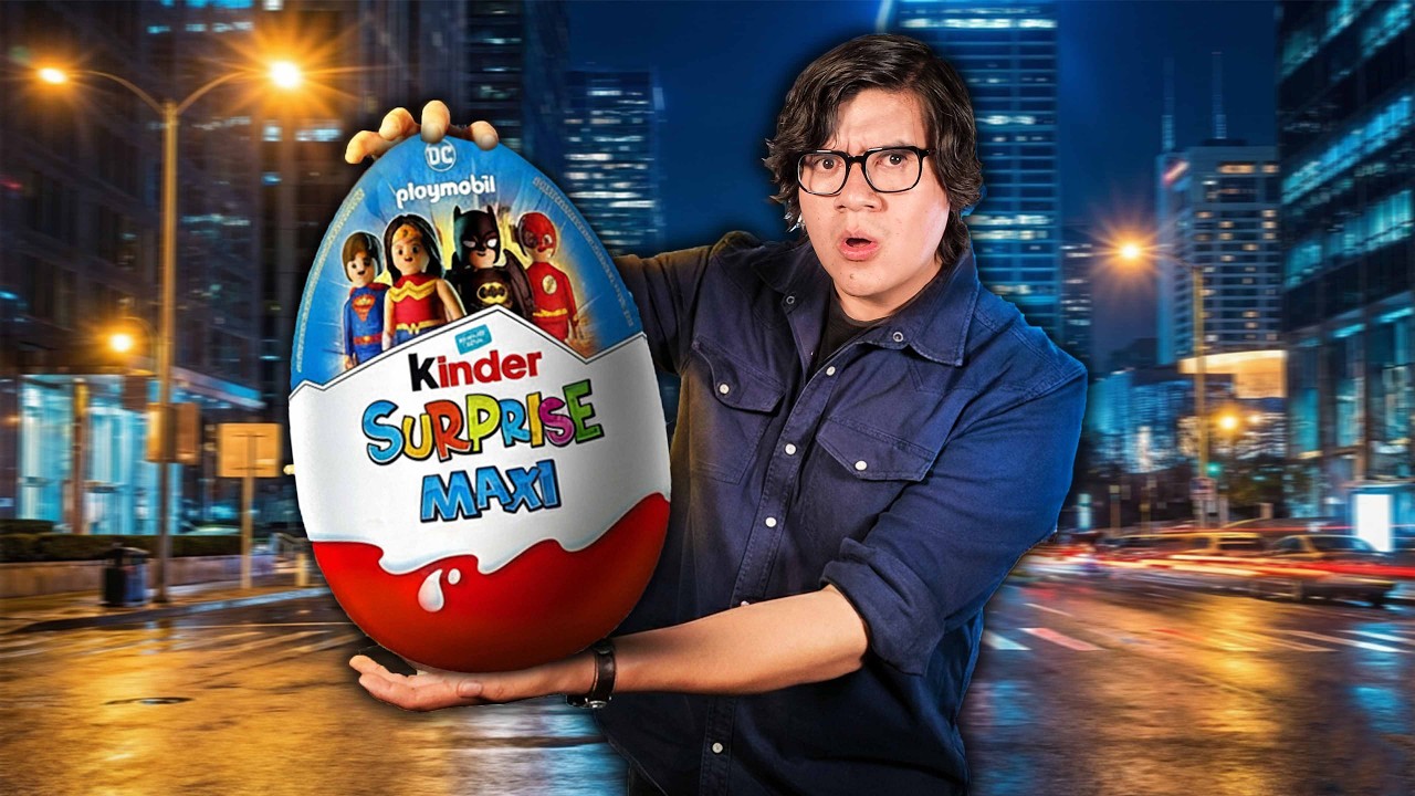 Abrí huevos Kinder de DC... y salió ESTO 🤯💥 | El Tio pixel