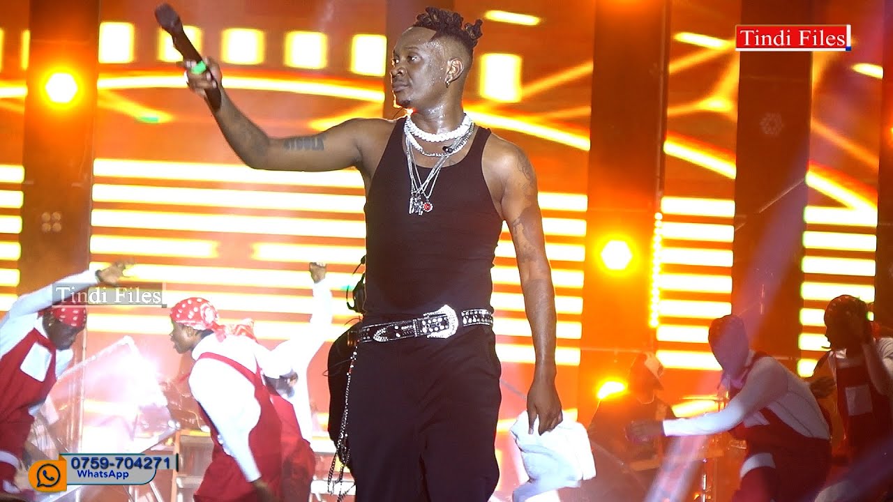 Fik Fameica` s Magnificent Stage Entrace At His Lugogo Concert.