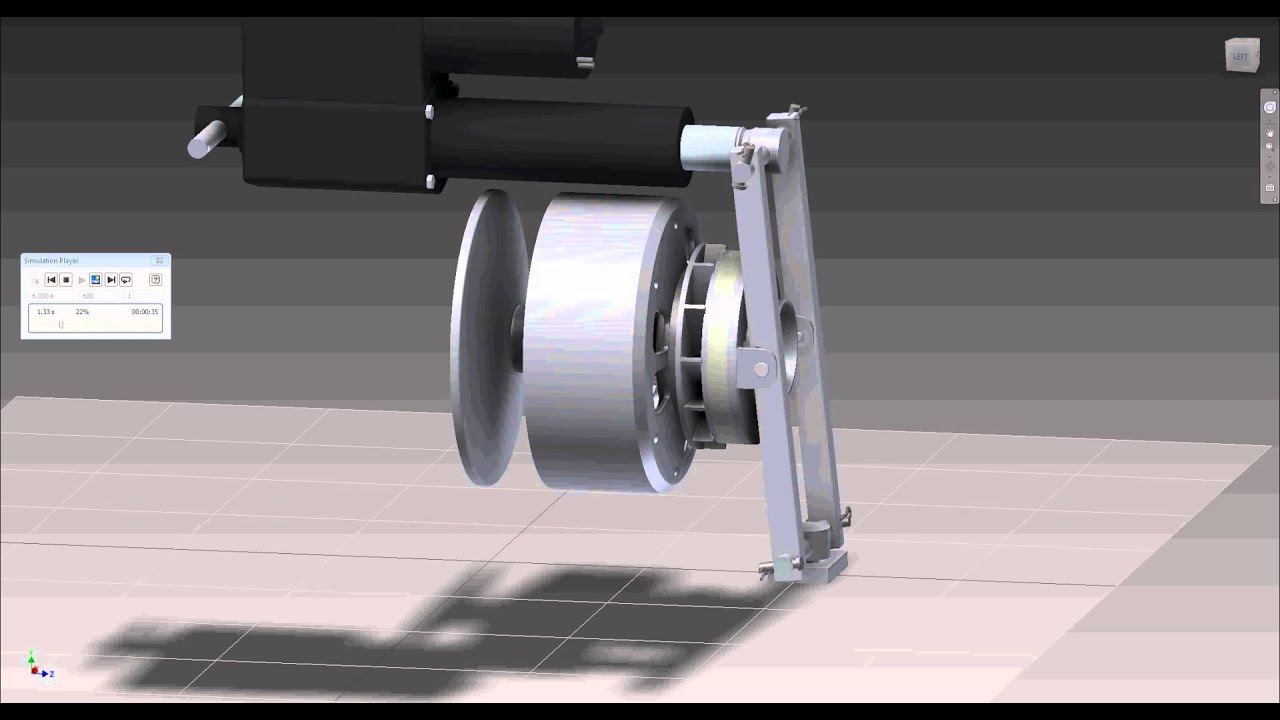 CVT-Actuator Inventor Simultation