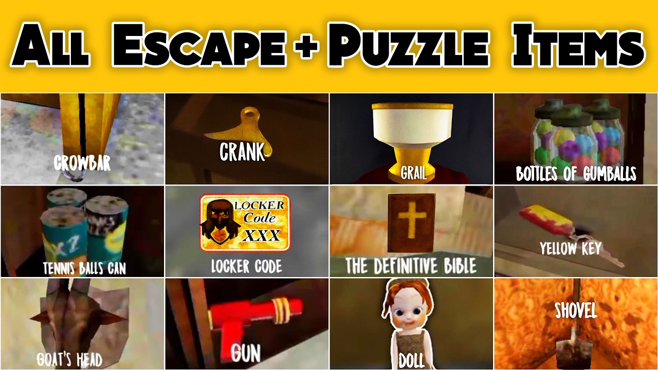 How to Solve All 6 Puzzles for Mask Collection and ESCAPE in Evil Nun | Master Guide🔥