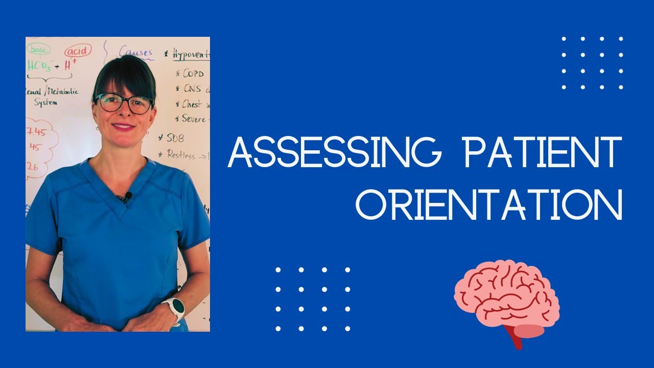 Assessing Patient Orientation aka Mental Status #shorts