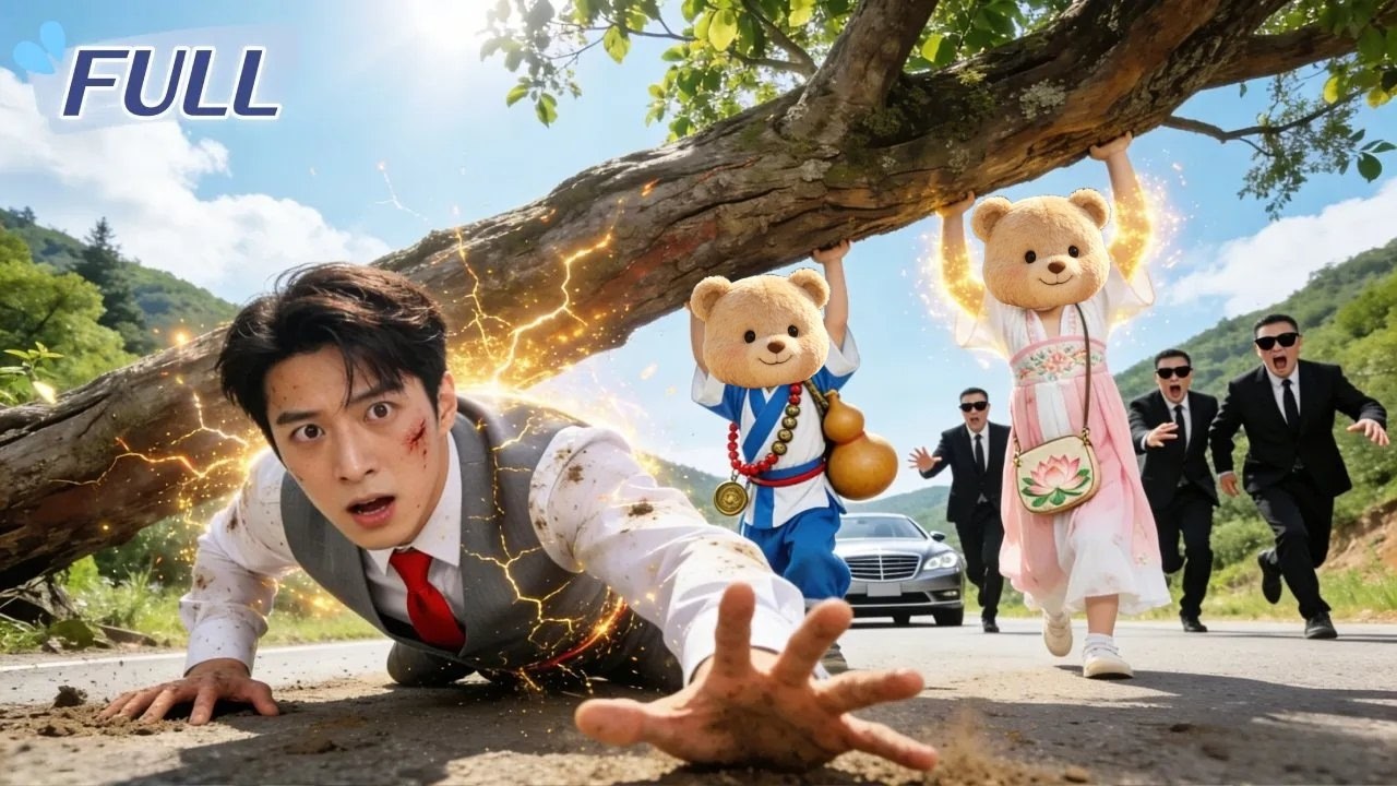 No One Could Help CEO Crushed By A Tree—Beggar Twins Used Magic To Save Him! Fate Reversed!