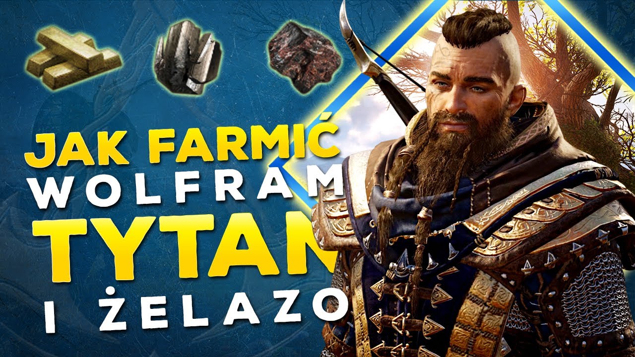 Jak farmić wolfram, tytan i żelazo | Nielimitowany wolfram | Poradnik | Assassin's Creed Valhalla PL