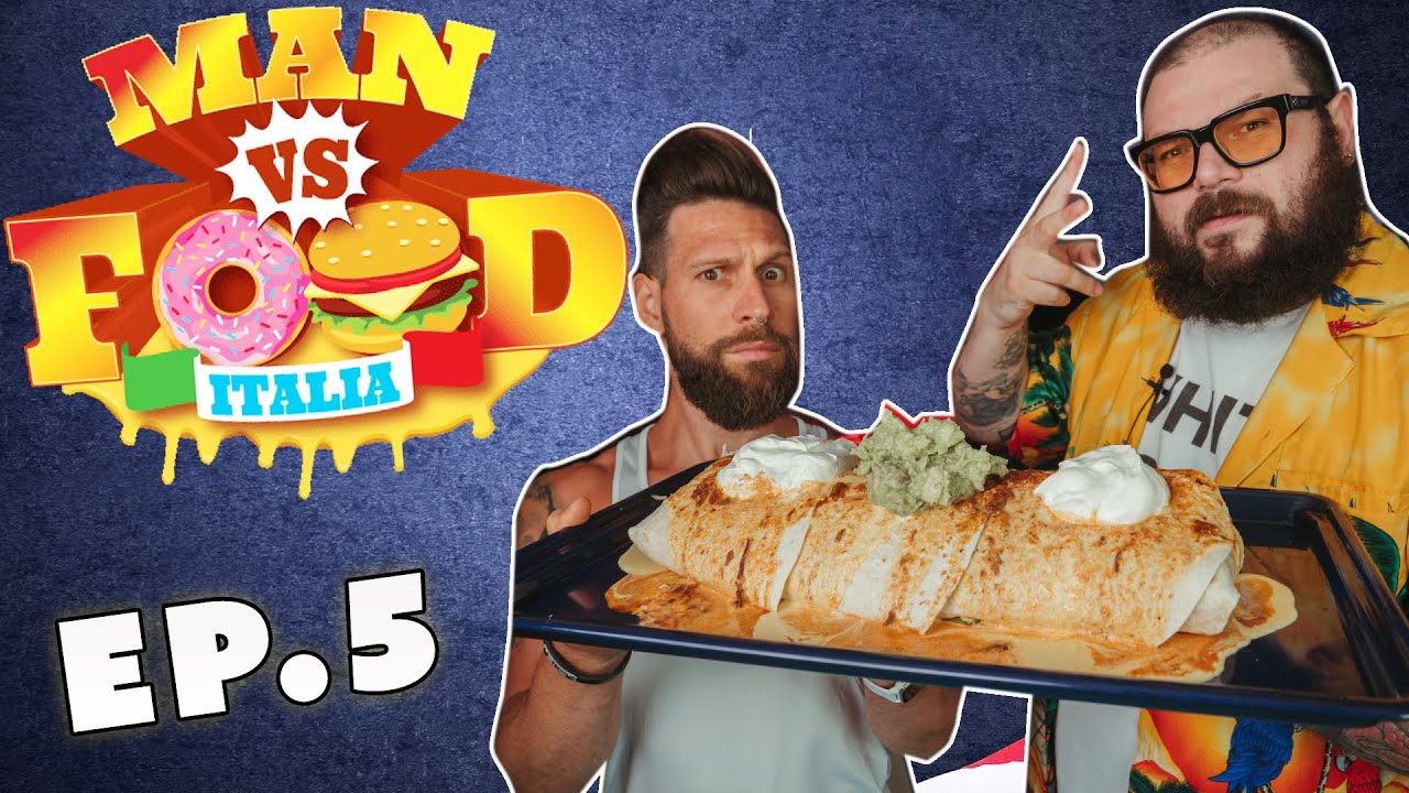 BIG BADASS BURRITO 4,5 kg | Man vs Food Italia 🇮🇹  MochoHf