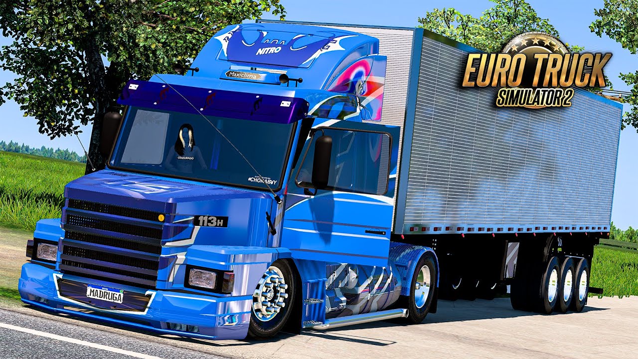 Scania 113H no Baú - Euro Truck 2 Mods 1.52