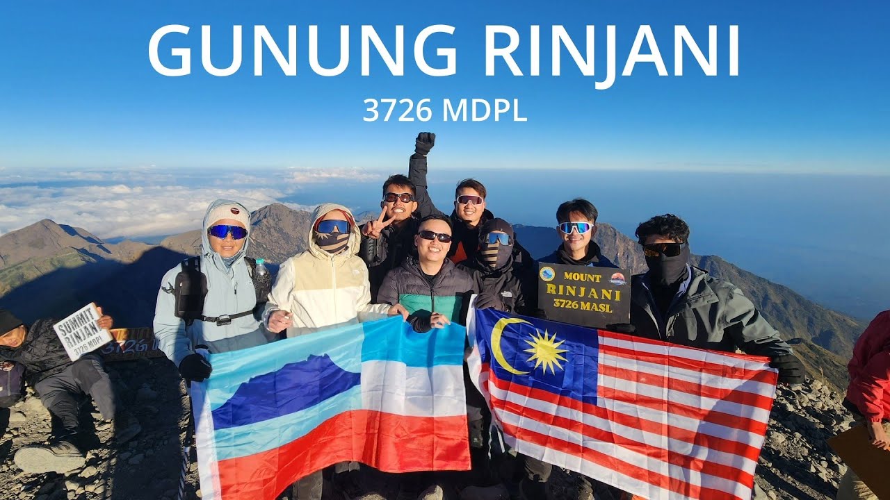 Gunung Rinjani -  Dari Sabah ke puncak Rinjani