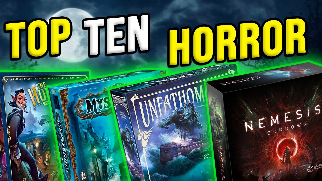TOP 10 Horror Board Games Of All Time 2022
