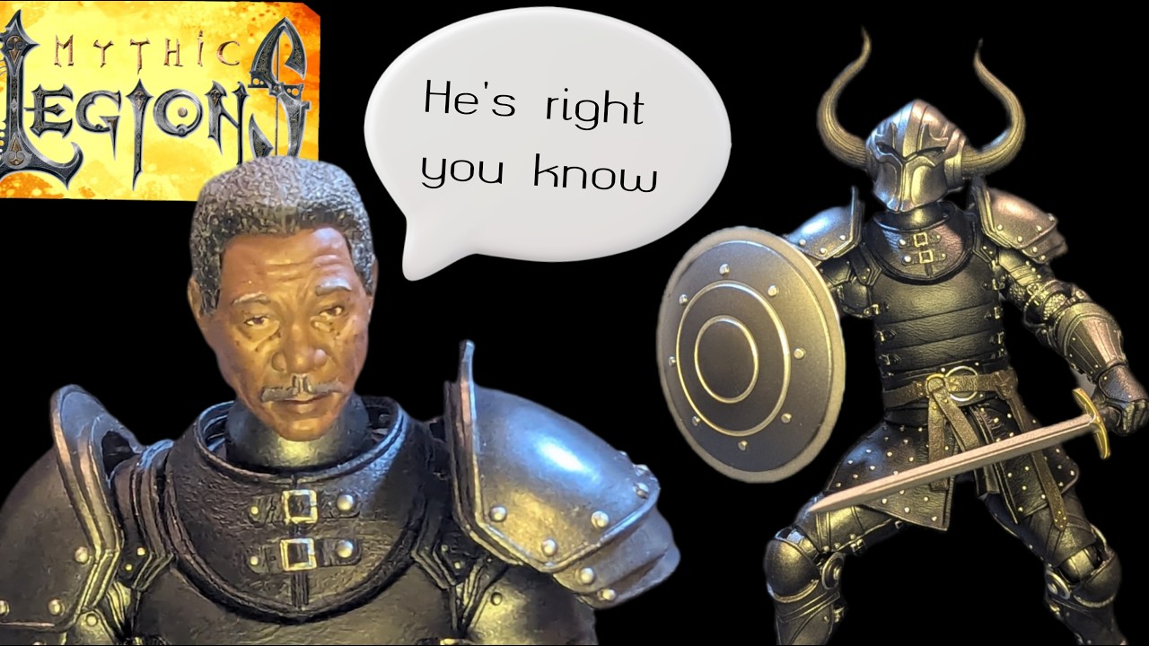 Mythic Legions Armory Knight Evil Gunmetal Action Figure Review