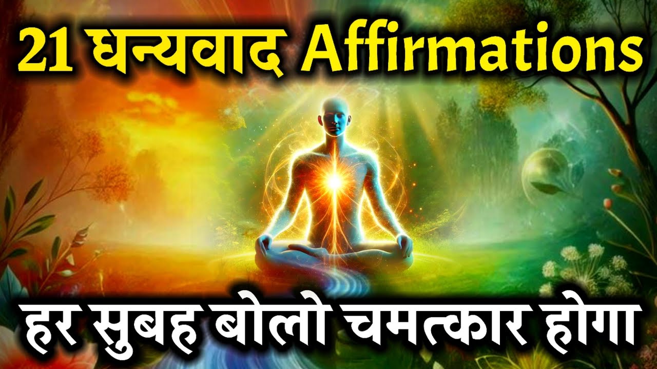 "हर सुबह सुनो–21 शक्तिशाली Gratitude Affirmations | Spiritual Success 