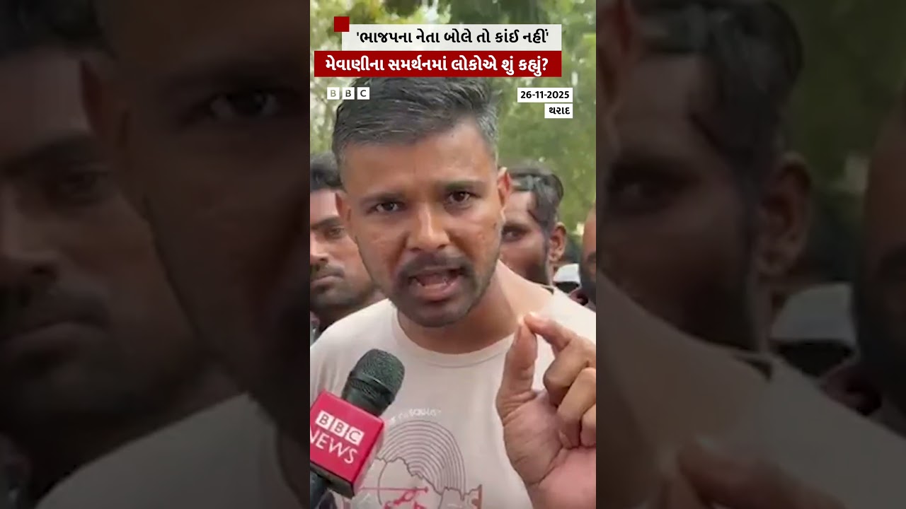 Jignesh Mevani : 'ભાજપના નેતા બોલે તો કાંઈ નહીં' મેવાણીના સમર્થનમાં લોકોએ શું કહ્યું?