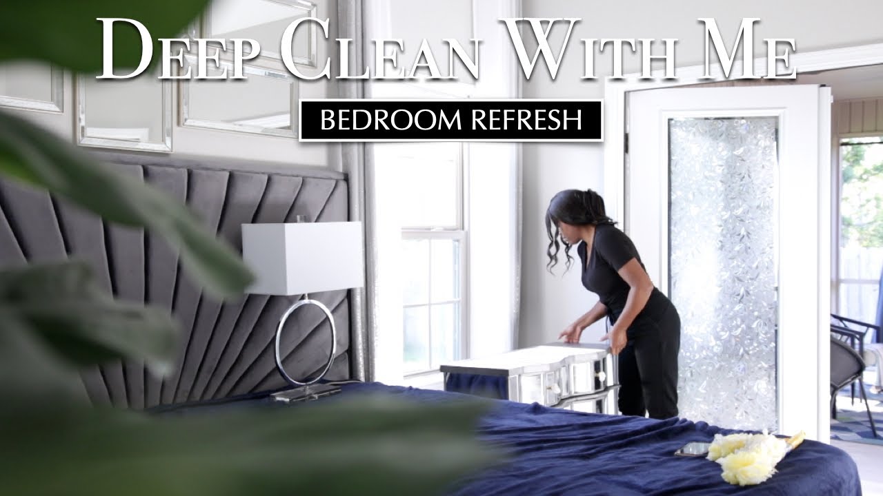 DEEP CLEAN WITH ME 2021 | BEDROOM CLEANING AND DECLUTTERING | LAID BACK CLEANING MUSIC