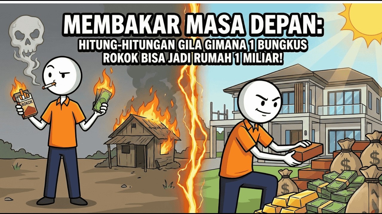 MEMBAKAR MASA DEPAN: Hitung-hitungan Gila Gimana 1 Bungkus Rokok Bisa Jadi Rumah 1 Miliar!