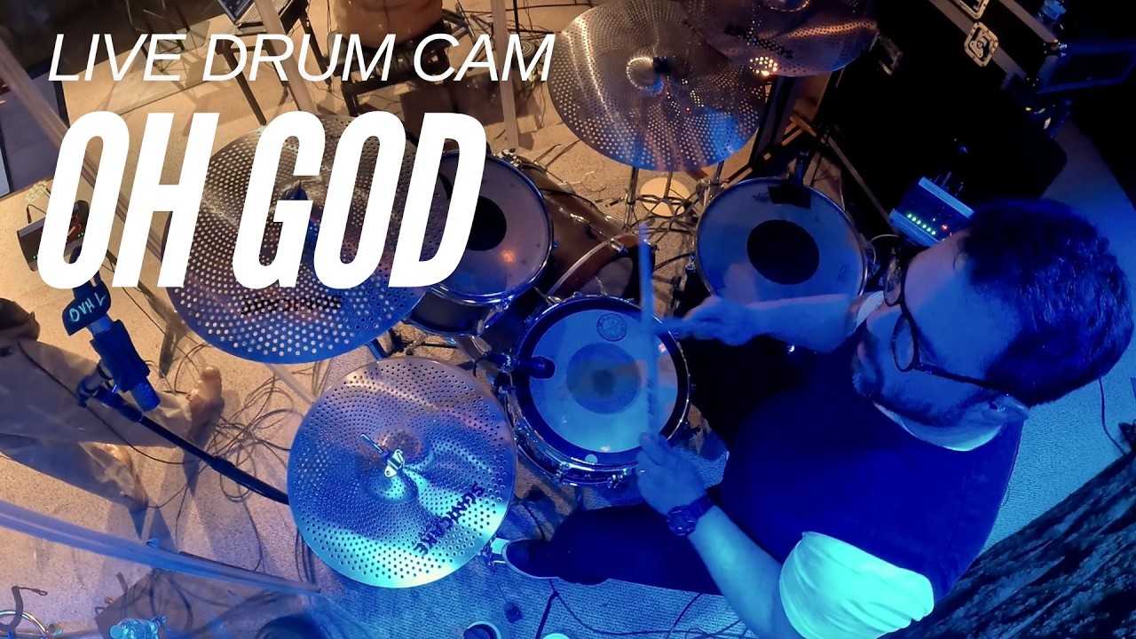 Oh God LIVE DRUM CAM #jesus #worshipmusic