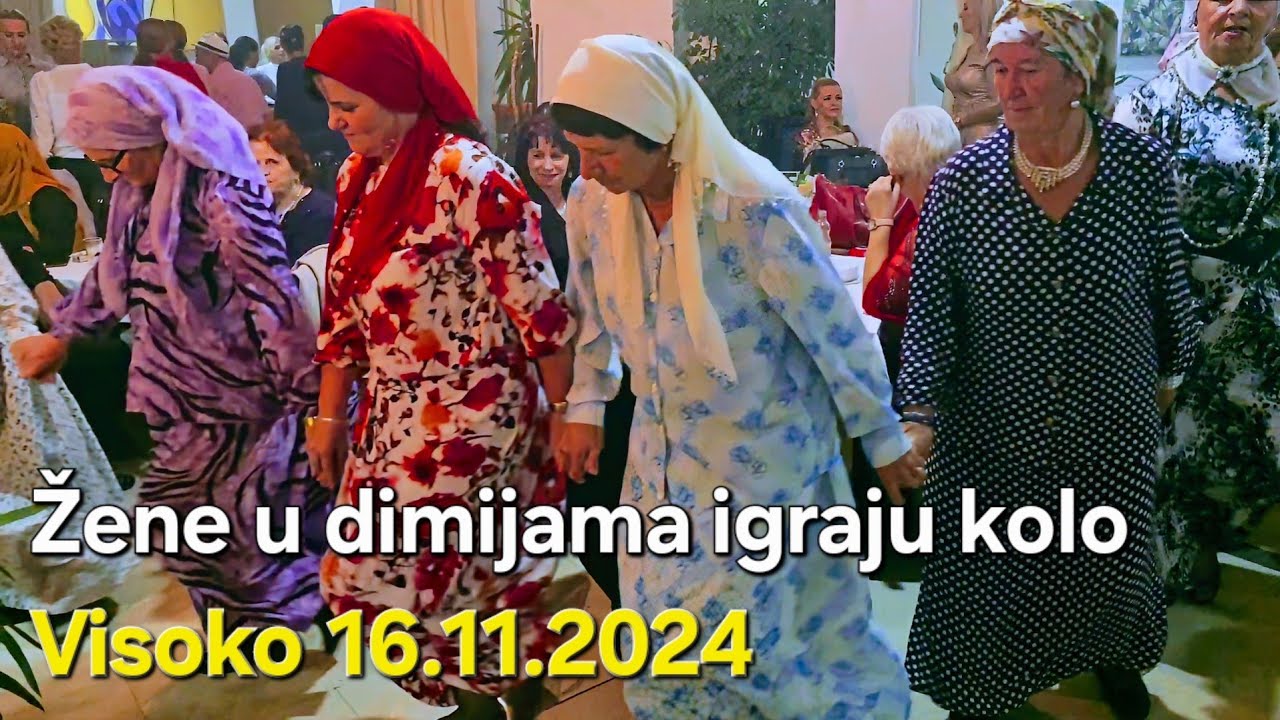 Žene U Dimijama I Šamijama Igraju Kolo - Promocija Katova Visoko 16.11.2024. 🎹 Safet I Sifko Mahmić.
