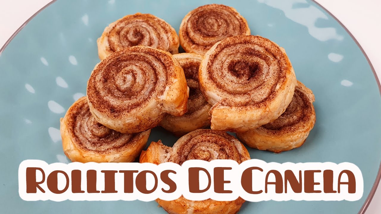 ROLLITOS de CANELA EXPRÉSS con HOJALDRE ✅ Cinnamon Rolls