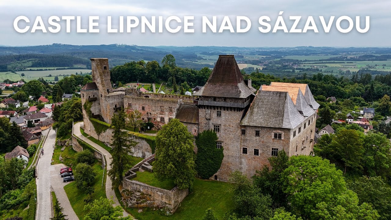 Hrad/Castle Lipnice with Drone 4K  | DJI Mini 4 Pro