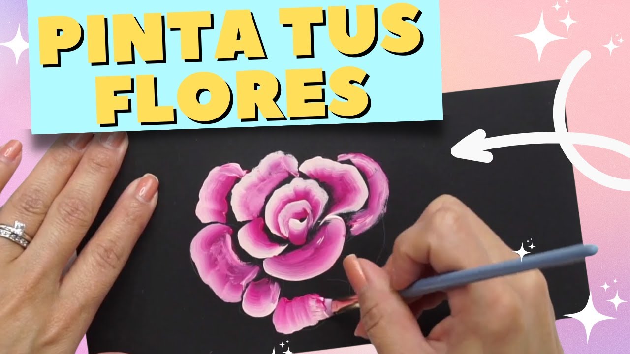 Aprende a pintar FLORES con GOUACHE