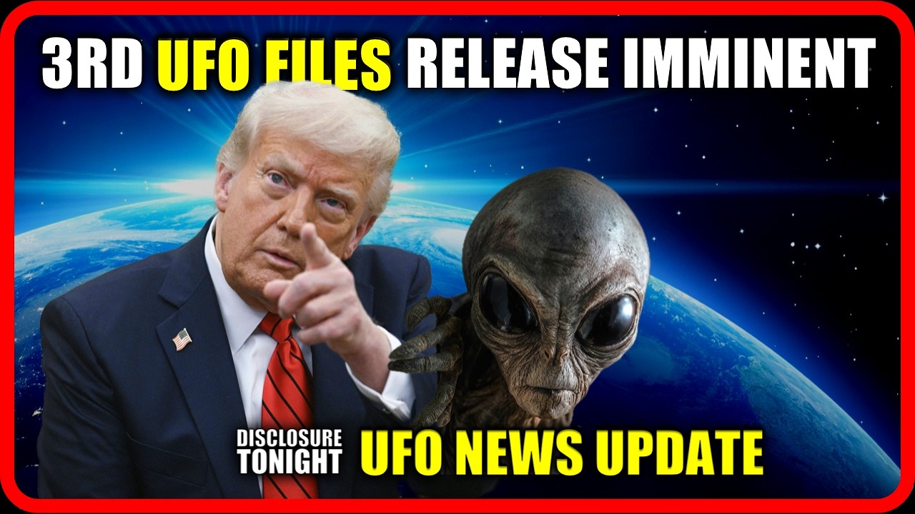 3RD TRUMP UFO FILES release imminent? | Elizondo: There is no turning back | UFO NEWS UPDATE