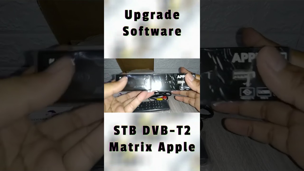 Upgrade Software Matrix Apple Merah. #matrix #stbmatrix #dvbt2 #tanaka #tvdigital