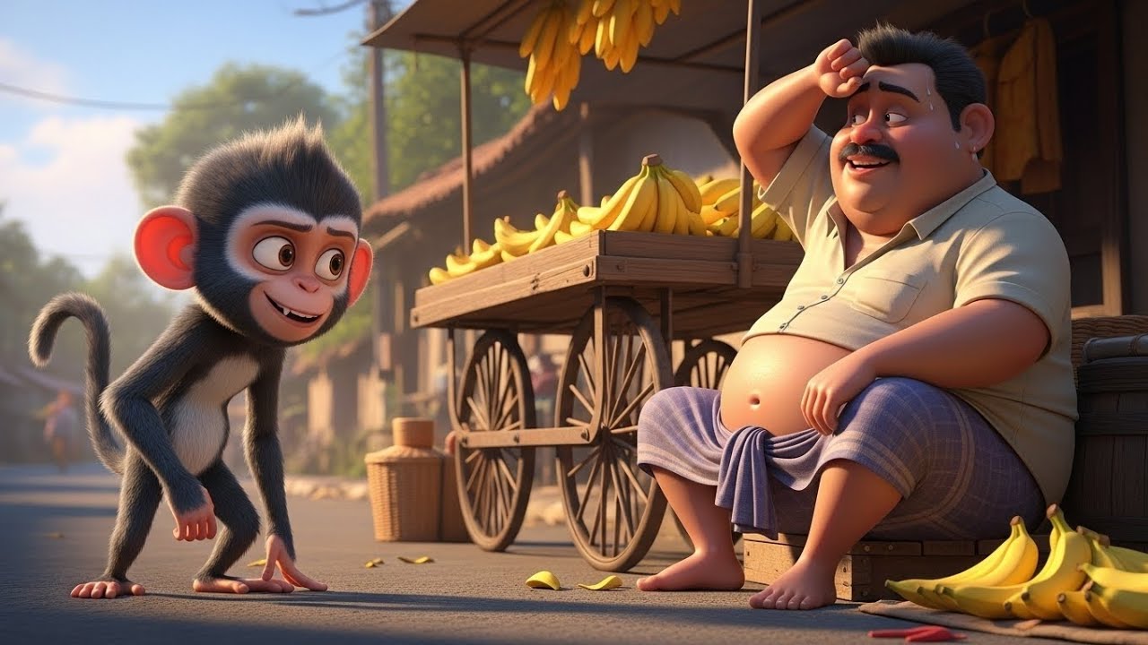 “A Clever Monkey vs Angry Humans 😳🐒 | Emotional Animated Short”