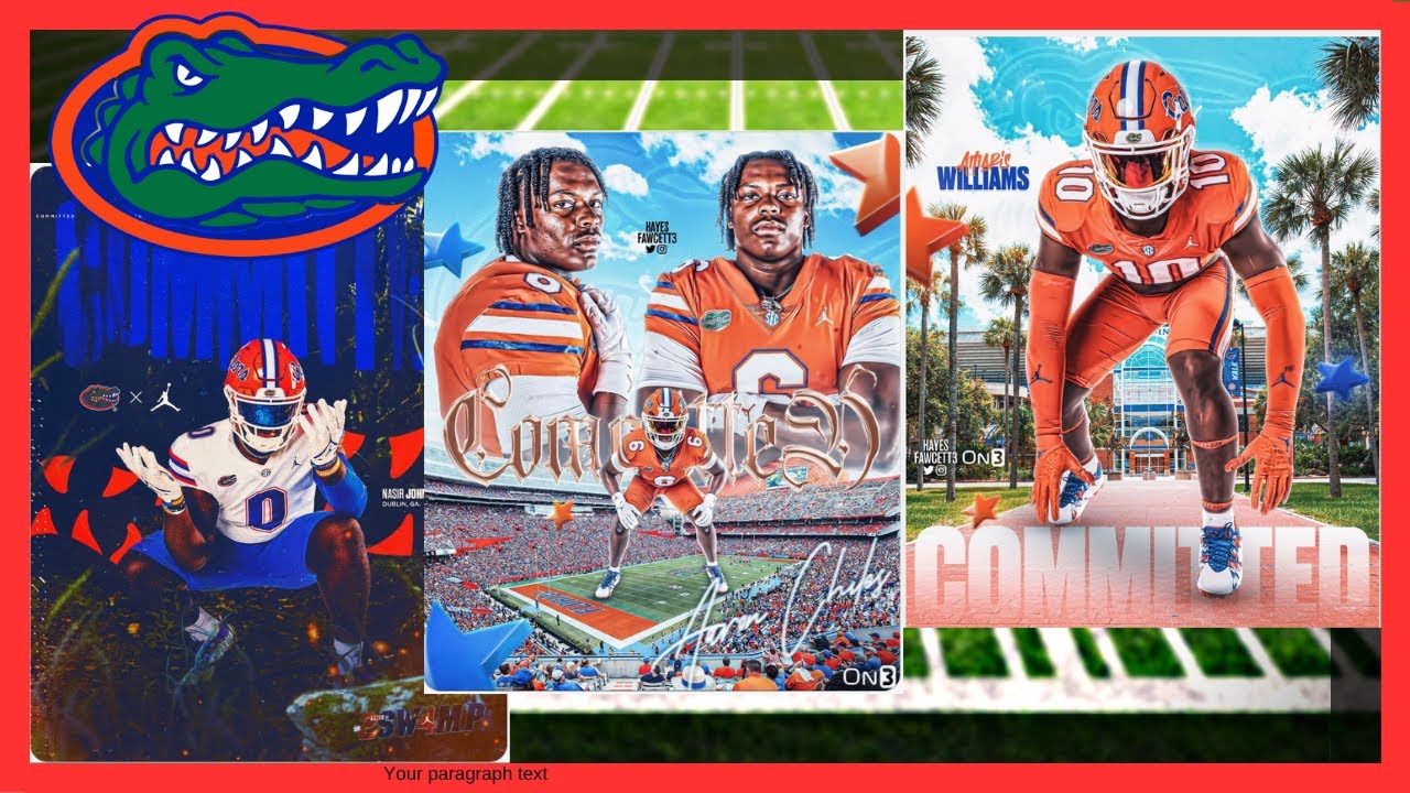 Aaron Chiles, Nasir Johnson, Amaris Williams Commits to Florida