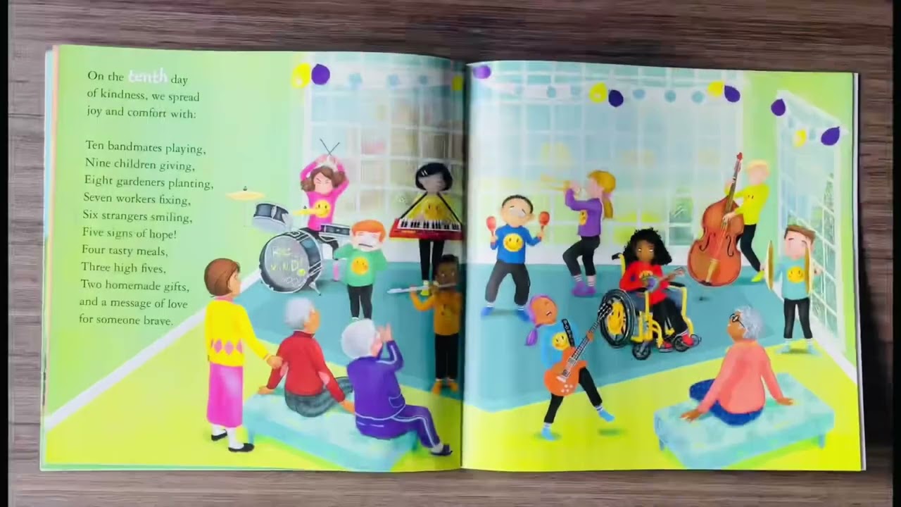 The 12 Days of Kindness #KidsReadAloud #Scholastic By #JennaLettice Illustrated by #ColeenMadden