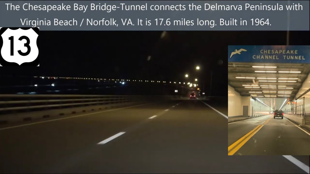 Chesapeake Bay Bridge-Tunnel / US-13 in Virginia