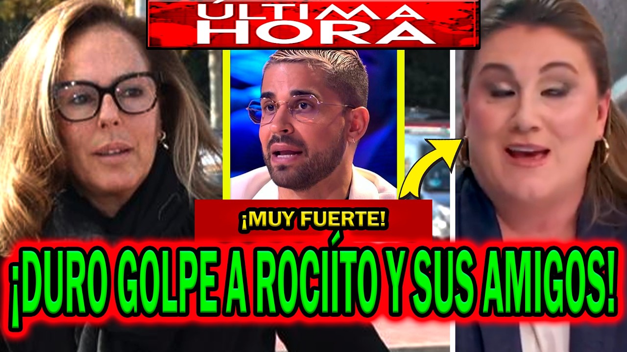 💥¡DEMOLEDOR HACHAZO! A ROCÍO CARRASCO Y SUS AMIGO SALE A LA LUZ TRAS DAVID FLORES Y ROCÍO FLORES