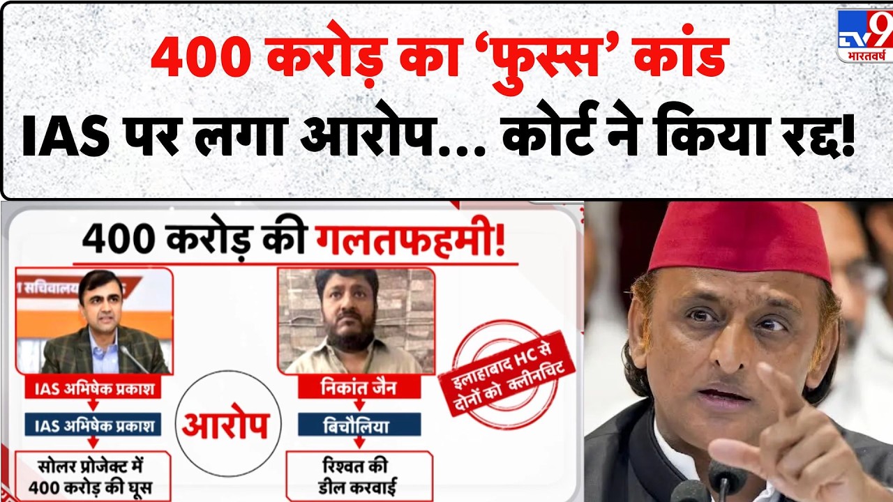 IAS Abhishek Prakash 400 Crore Case: 400 करोड़ का ‘फुस्स’ कांड IAS पर लगा आरोप… कोर्ट ने किया रद्द!