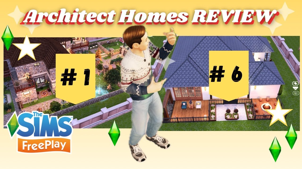Sims Freeplay Architect Homes Review | Large Lots
