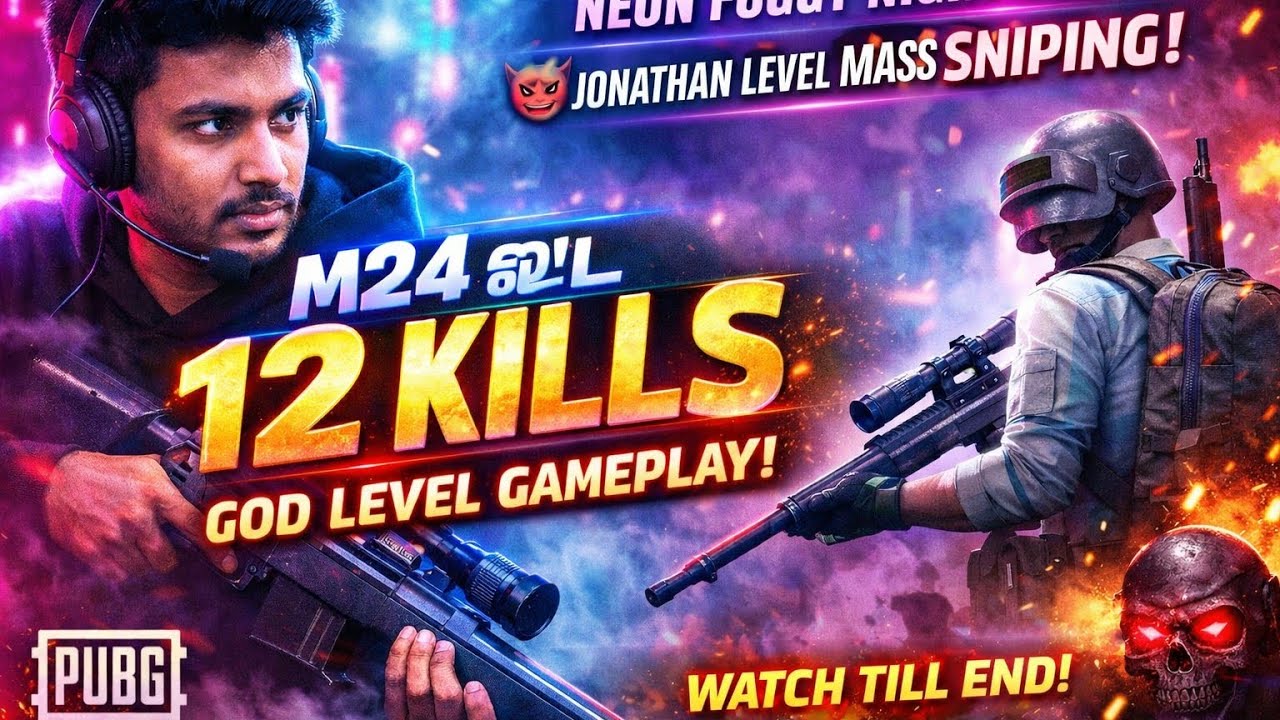 Jonathan Who? 😈 12 Kills with M24 | Insane PUBG Sniper Gameplay