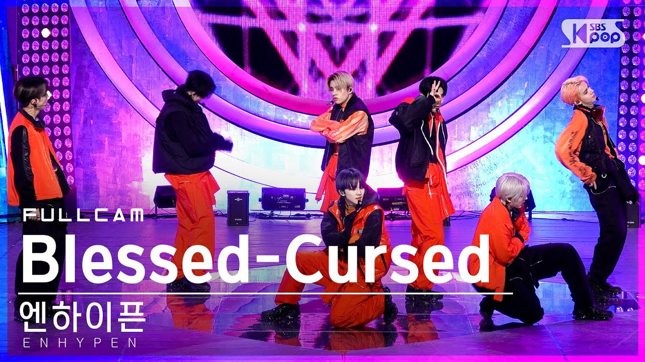 [안방1열 직캠4K] 엔하이픈 'Blessed-Cursed' 풀캠 (ENHYPEN Full Cam)│@SBS Inkigayo_2022.01.16.