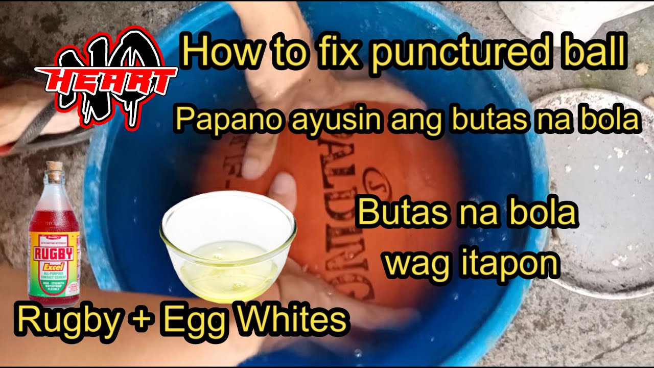 Papano ayusin ang butas na bola | How to fix punctured ball | How to remove ball hole