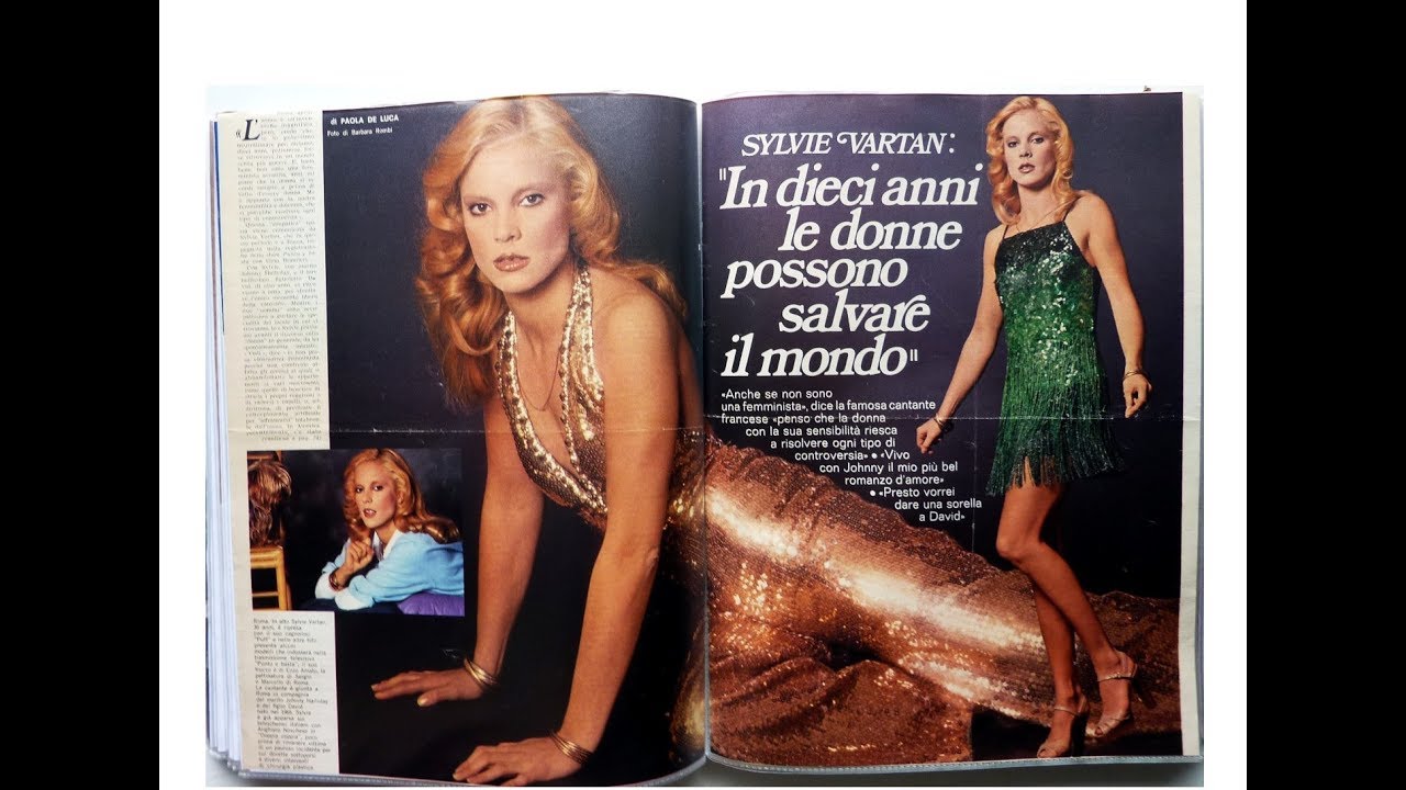 SYLVIE VARTAN 1975, une carrière de star, une vie sur papier glacé. (JOHNNY HALLYDAY)