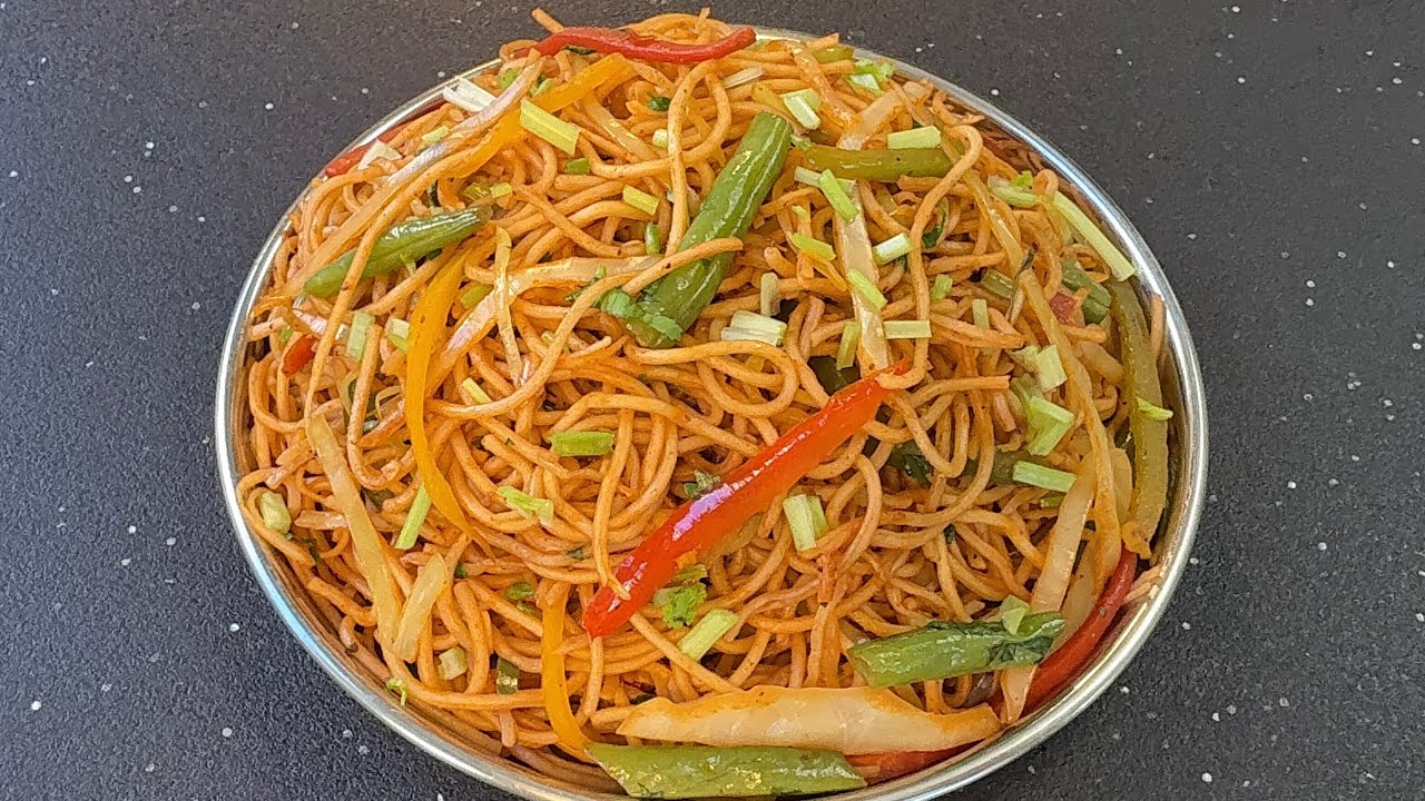 No Onion-Garlic Veg Chowmein Recipe | बिना प्याज -लहसुन वेज चाऊमीन | Jain Veg Hakka Chowmein | Nirav