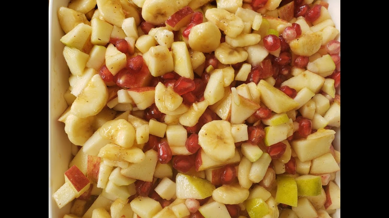 How to Make Fruit chaat | juicy fruit chaat recipe by khana daari
