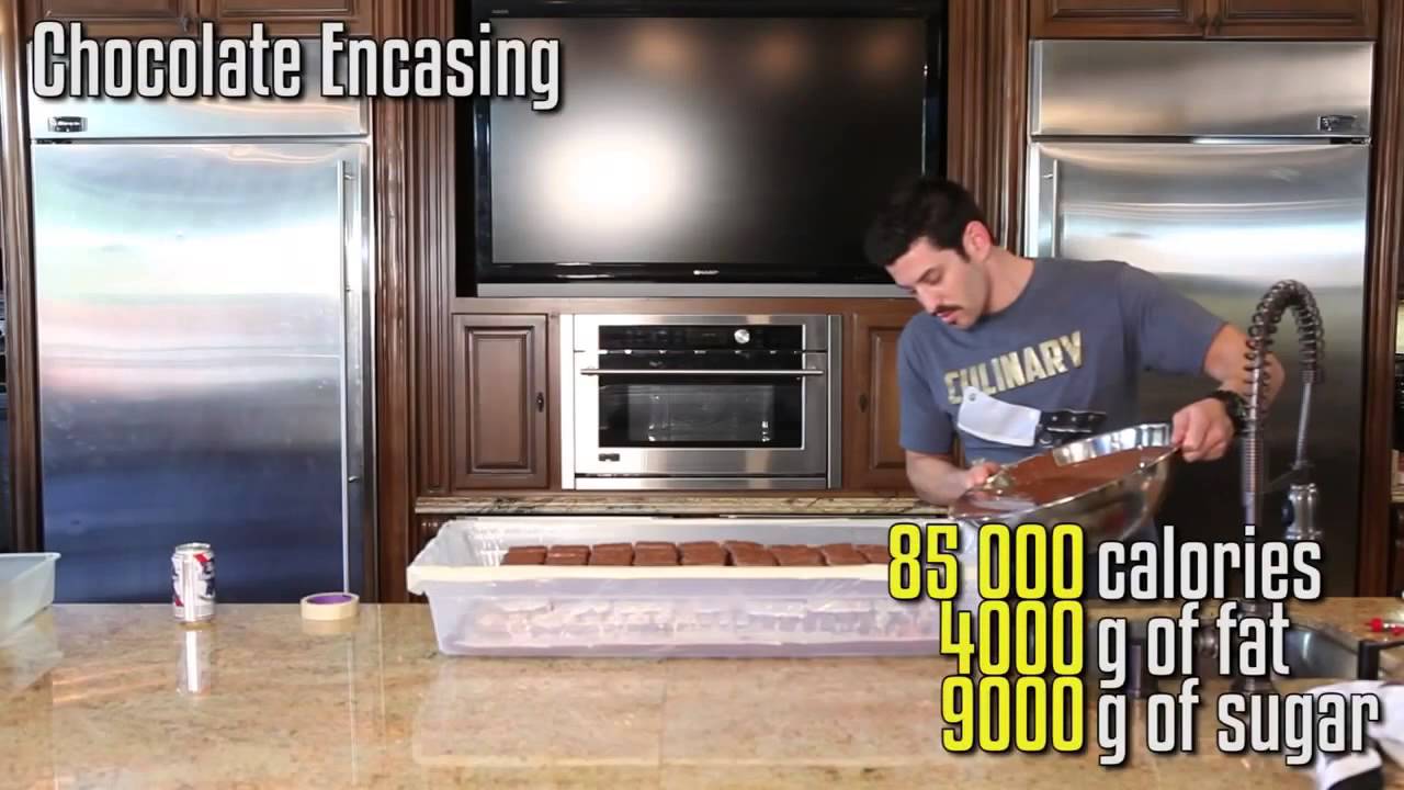 100 фунтовый шоколадный батончик - Epic Meal Time (Кузьма)