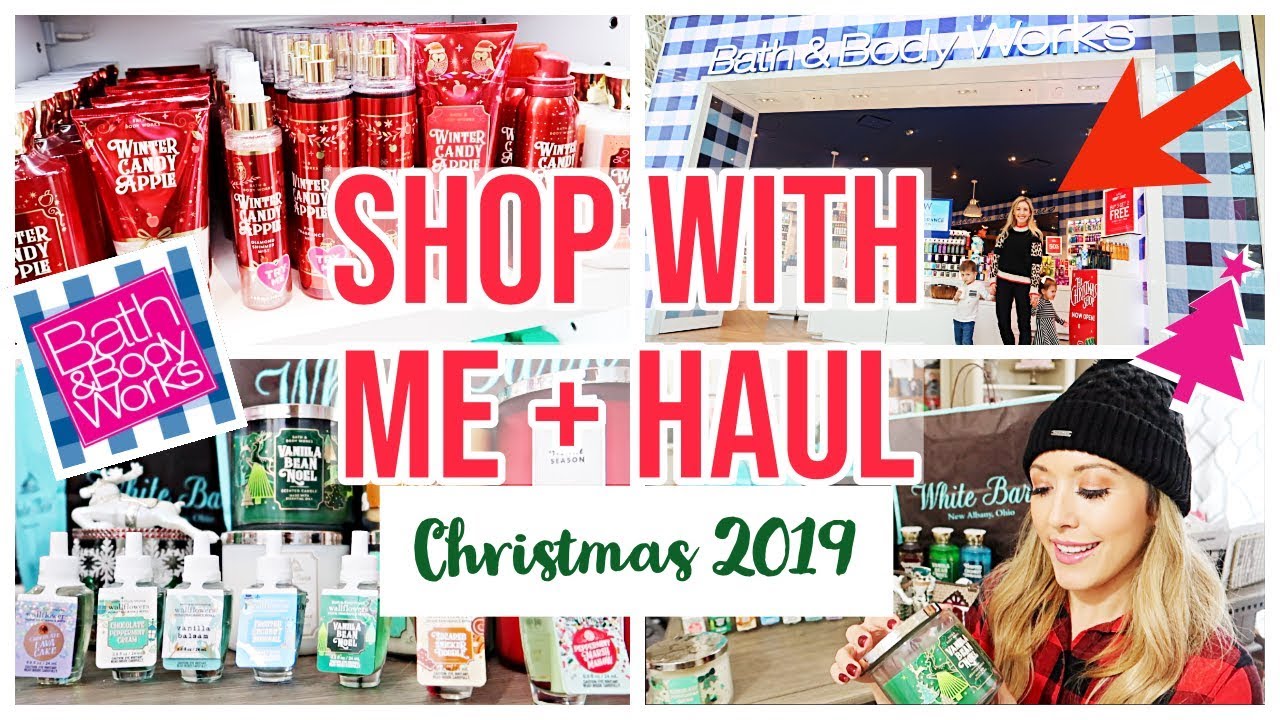 SHOP WITH ME + HUGE HAUL! BATH + BODY WORKS CHRISTMAS 2019 | Brianna K