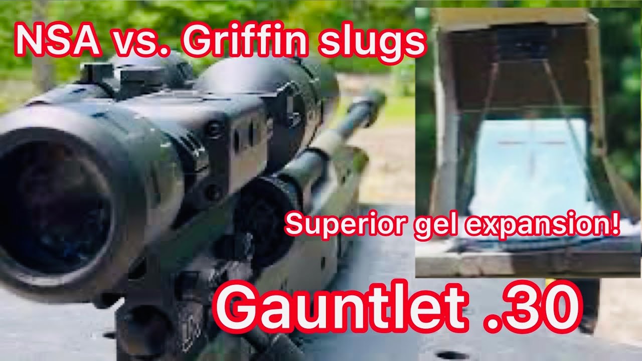 У Гриффина лучшие пули Umarex Gauntlet .30 .cal для мелкой дичи? Баллистический гель и хронограф.